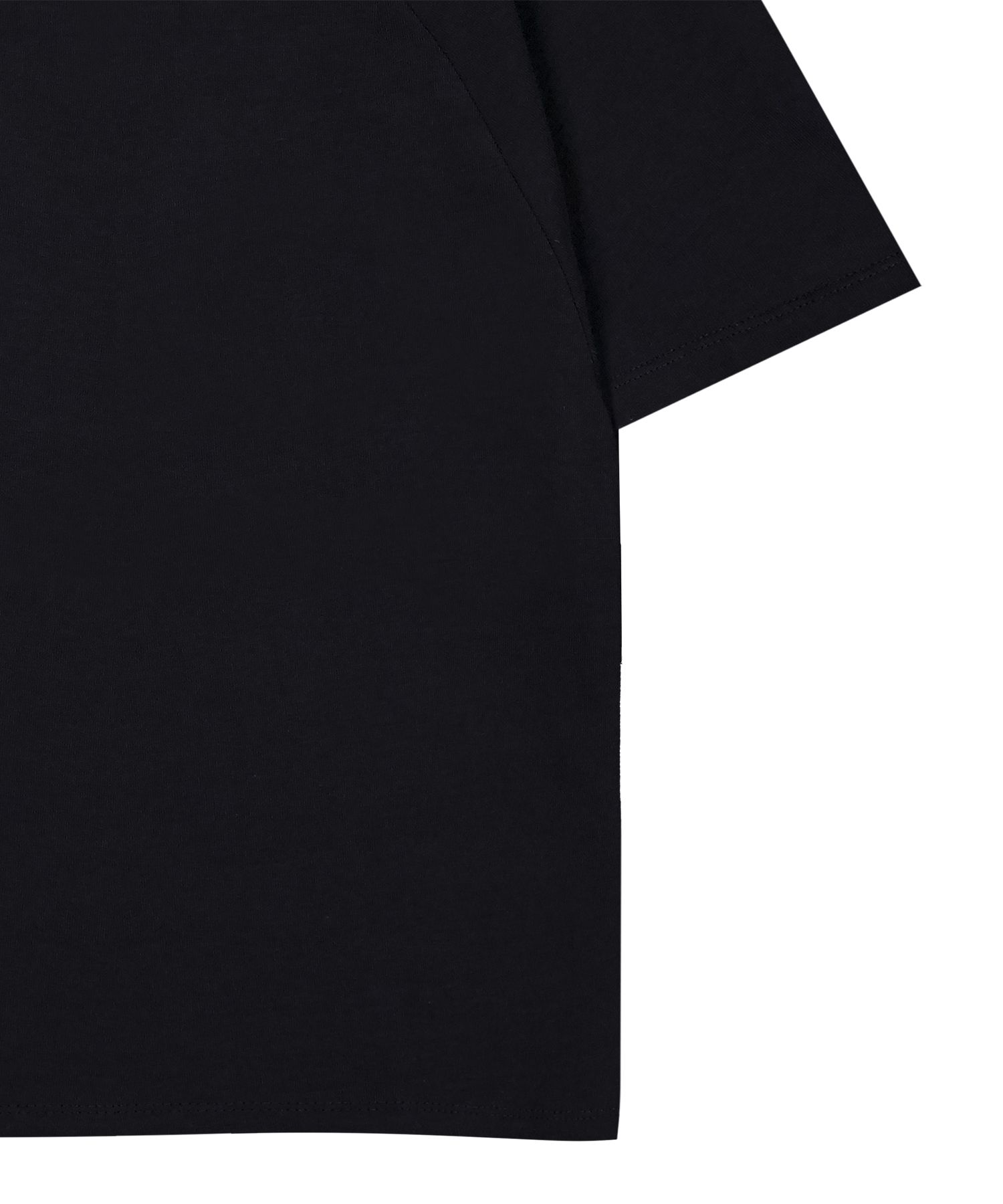 MUSINSA公式 | WOOALONG OG Raglan Crop T-shirt - BLACK