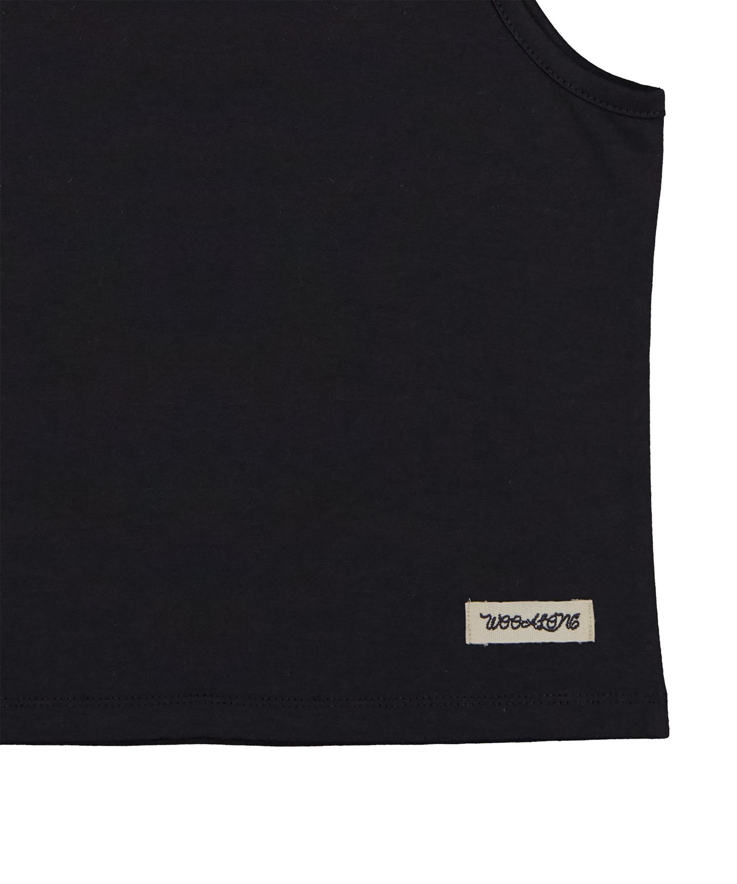 [WOOALONG]25SS★Skin Soft Halter Tank Top MUSINSA | WOOALONG Skin Soft Halter Tank Top - DEEP BLACK