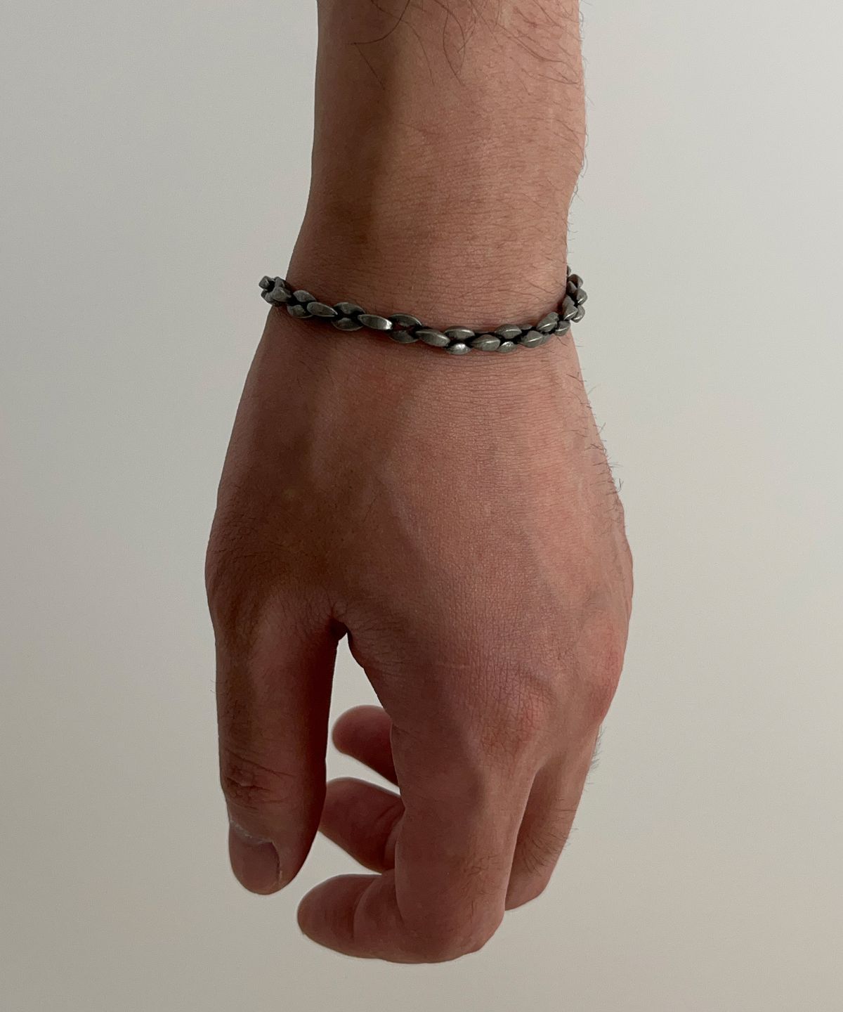 섹스토(SEXTO) [팔찌][써지컬스틸]5X7 PN Chain bracelet Vintage Silver