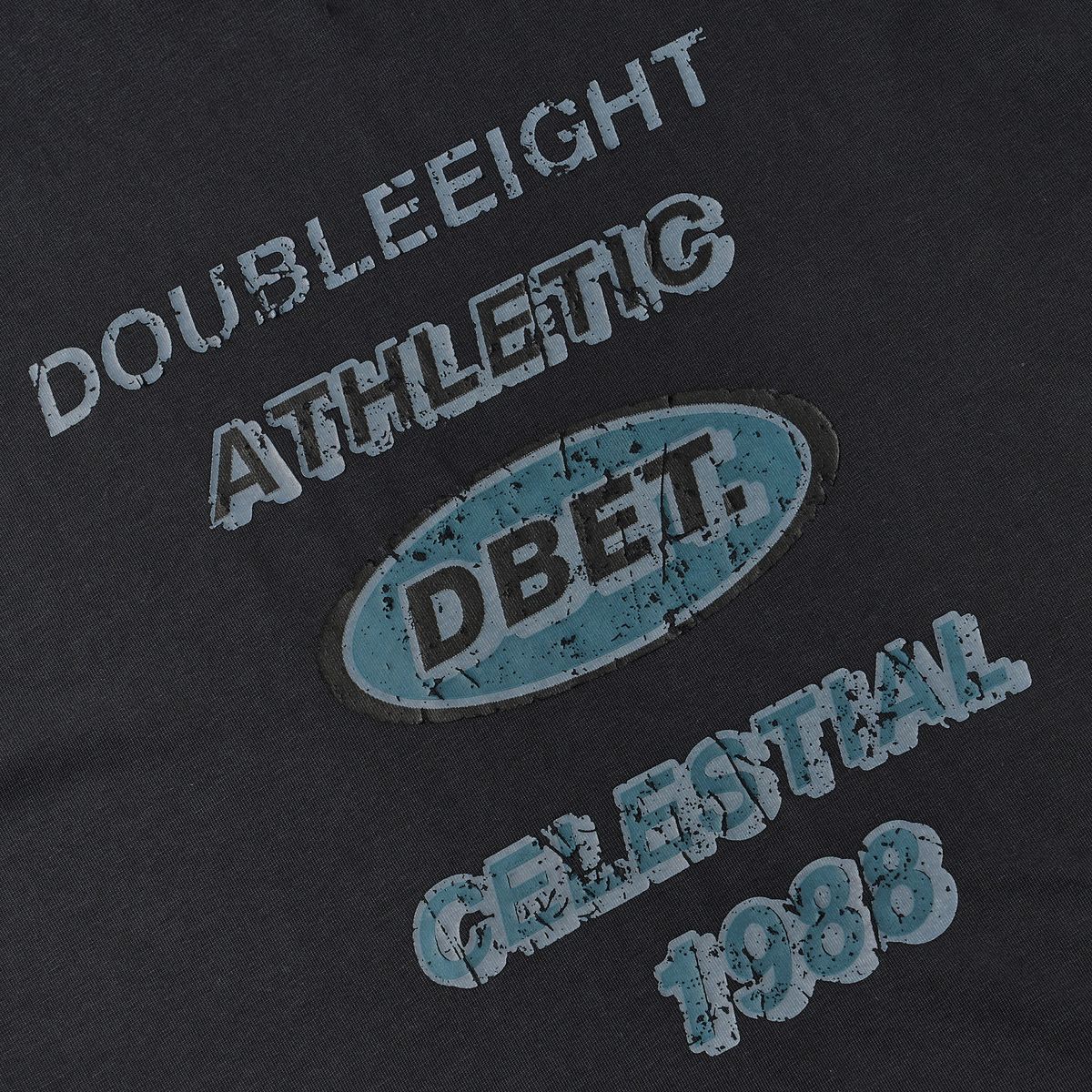 더블에잇(DOUBLE EIGHT) DBET 피그먼트 반팔 OVER FIT (블랙 네이비)