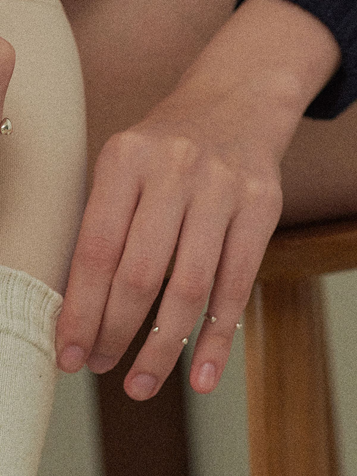 피코먼트(PICOMENT) [RENEWAL] #006 Mini Heart Open Knuckle Ring