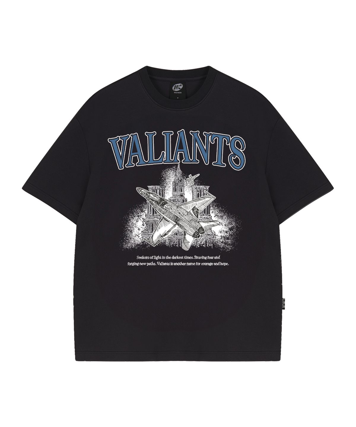 와일드락(WILDROCK) Wild Valiants 피그먼트 오버핏 반팔 티셔츠_7 COL