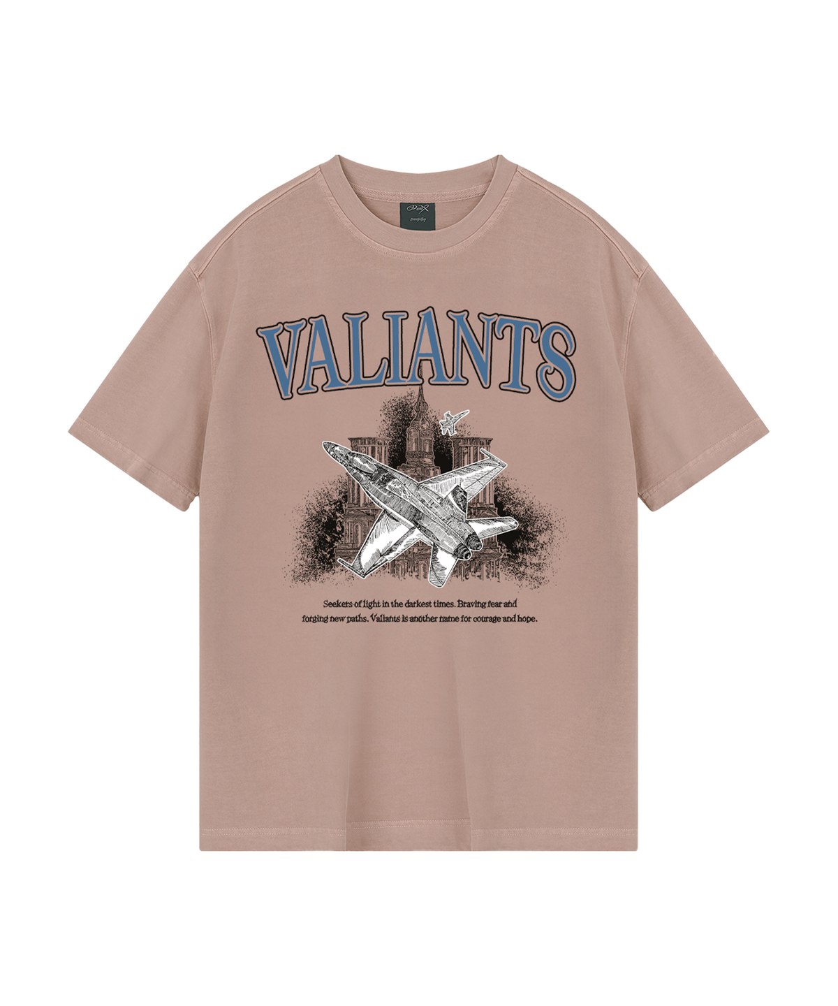 와일드락(WILDROCK) Wild Valiants 피그먼트 오버핏 반팔 티셔츠_7 COL