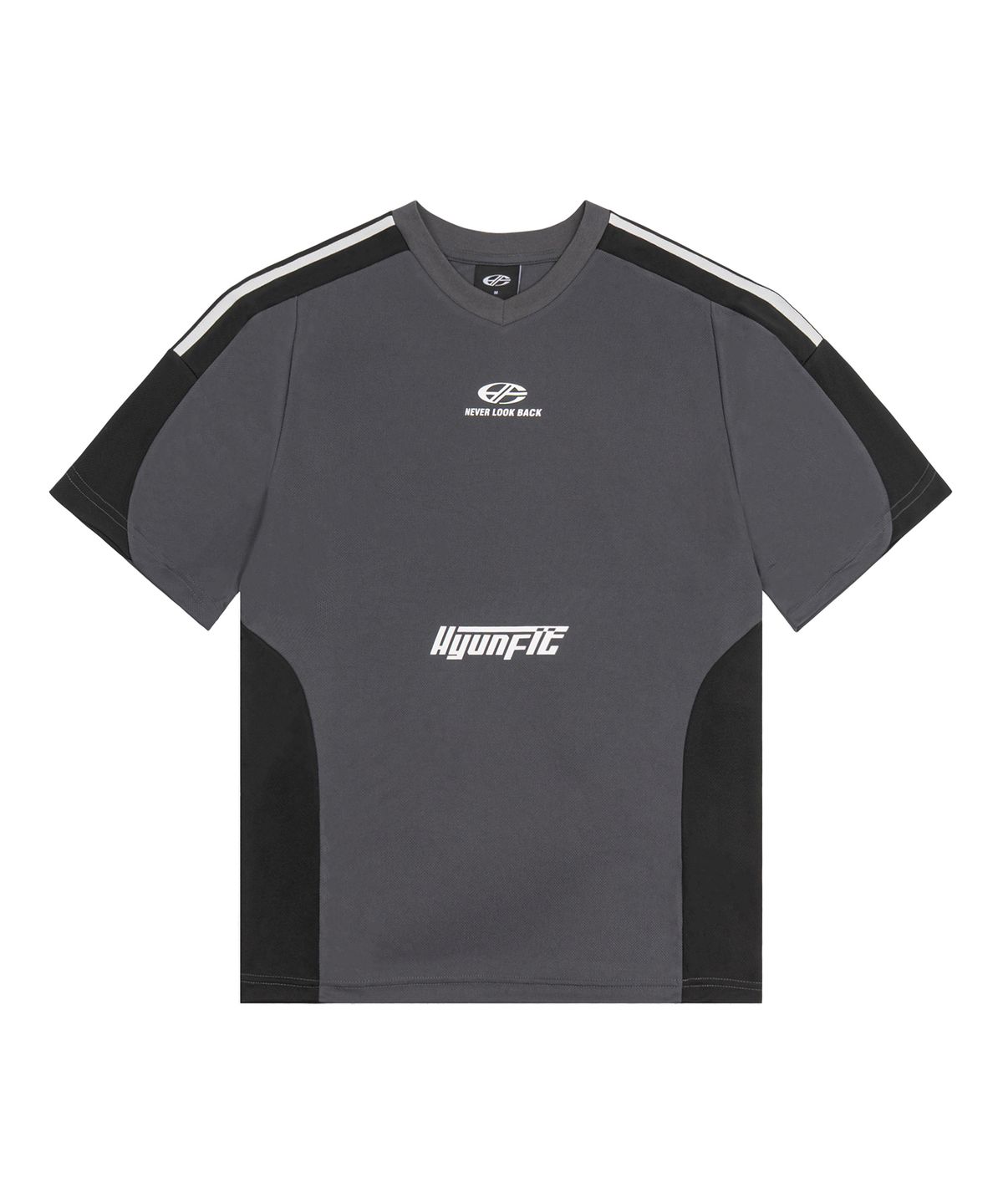 현피트(HYUNFIT) UNITY MESH T-SHIRT-[CHARCOAL]