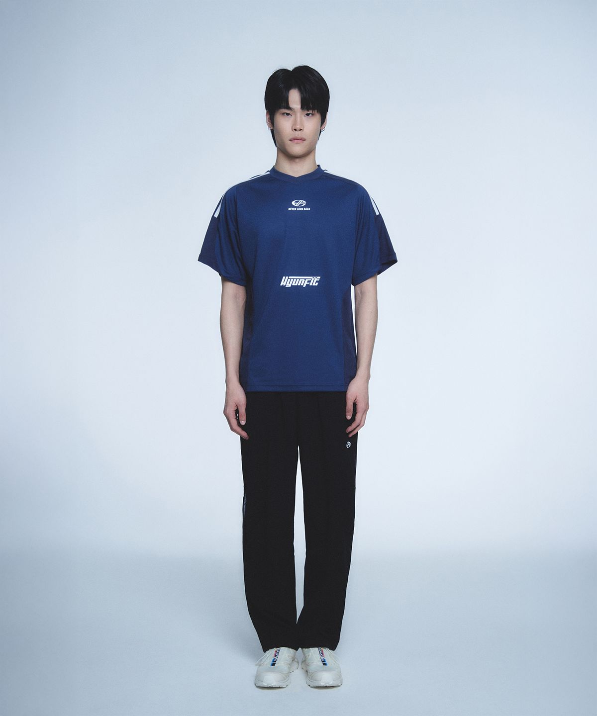현피트(HYUNFIT) UNITY MESH T-SHIRT-[BLUE]