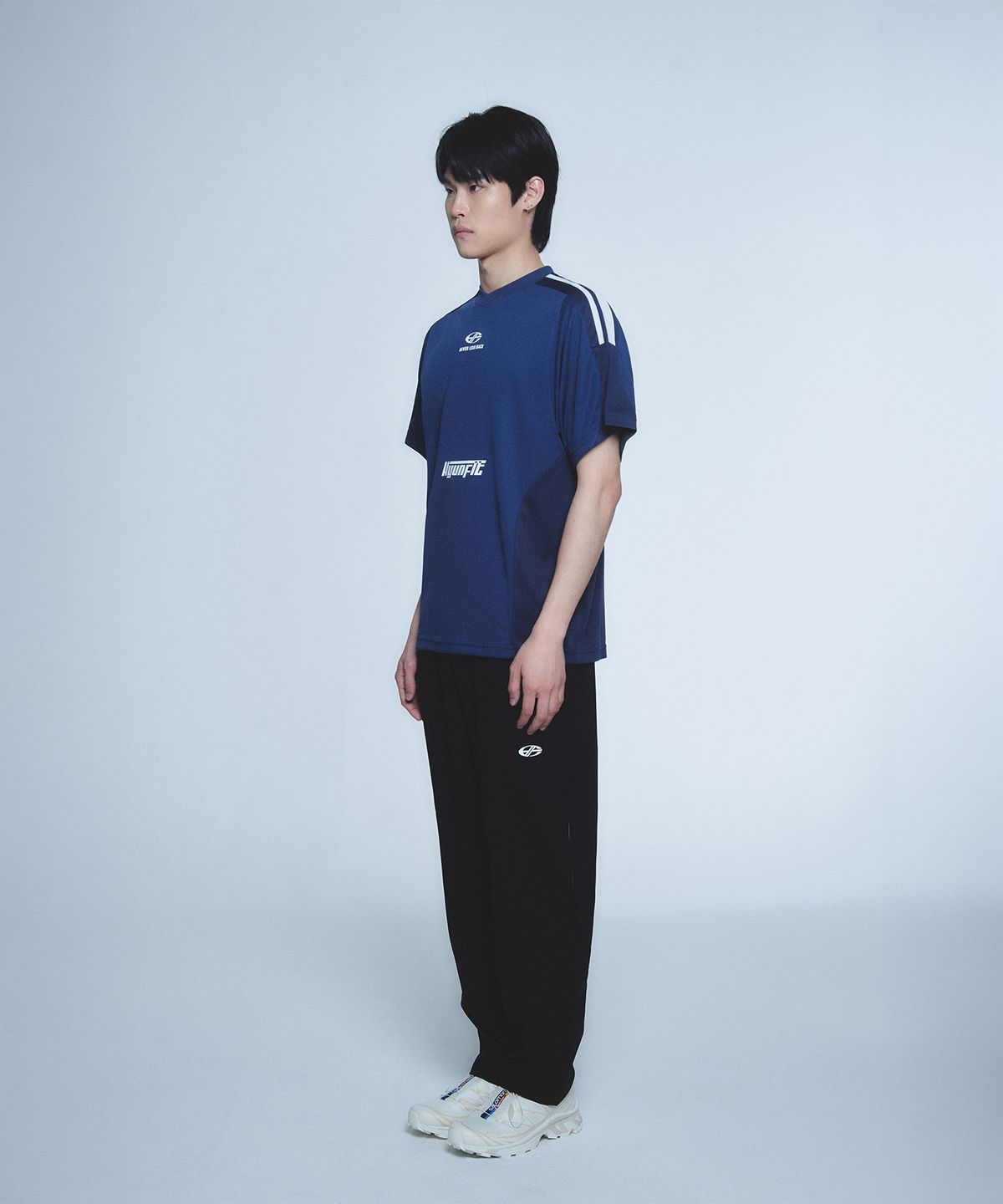 현피트(HYUNFIT) UNITY MESH T-SHIRT-[BLUE]