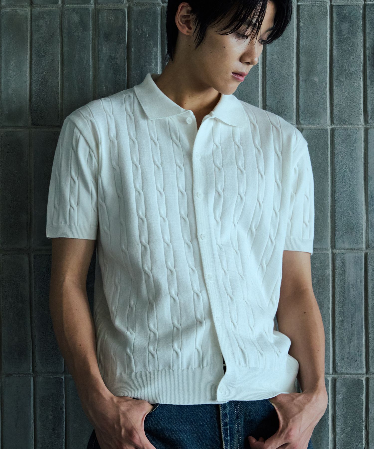 MUDULE short knit cardigan ムジュール 韓国 MEDI PURIPURI SHORT KNIT CARDIGAN