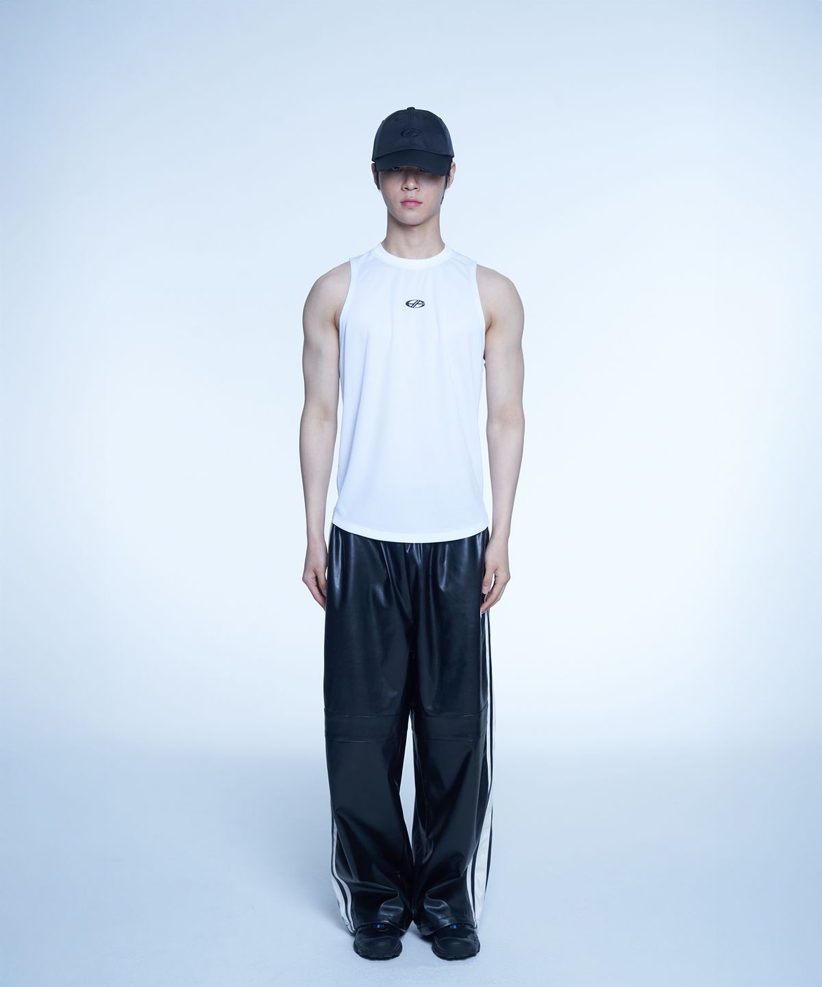 현피트(HYUNFIT) BASIC MESH SLEEVELESS-[WHITE]
