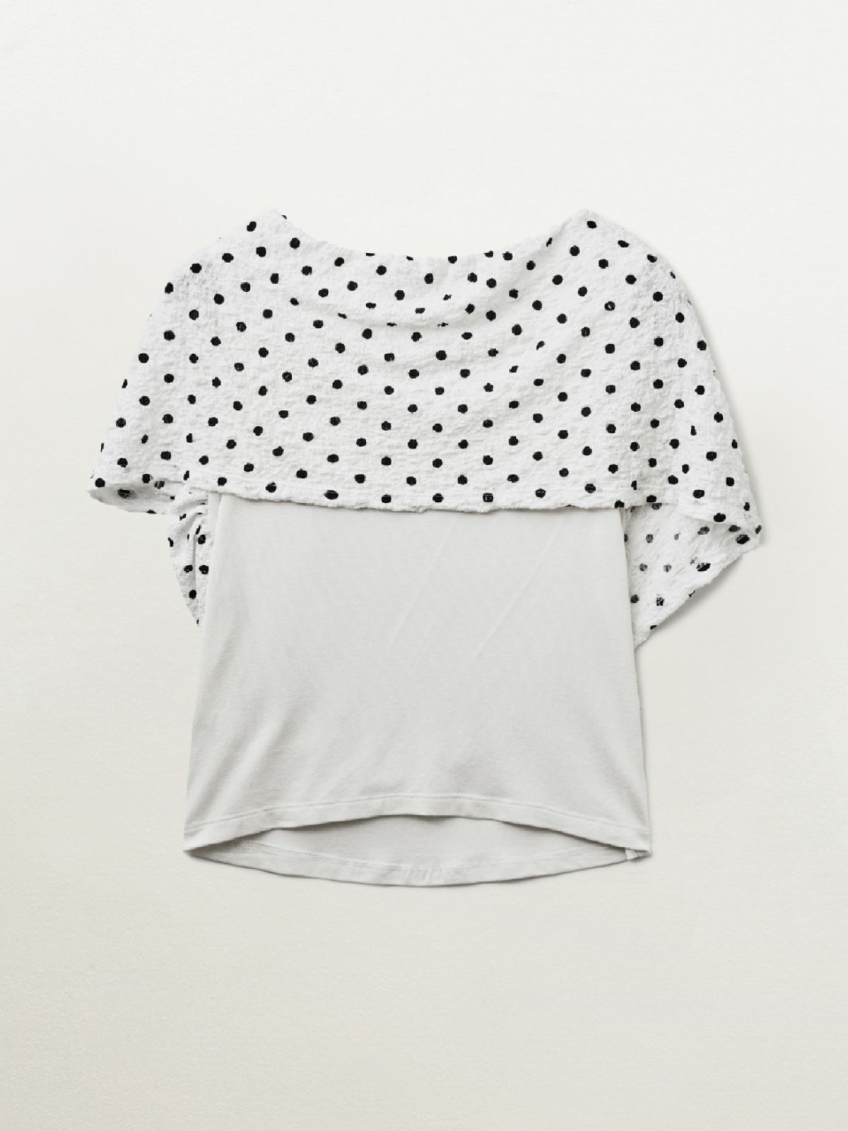 피브스피브스(PEEVES PEEVES) Dot Drape Sleeveless / White
