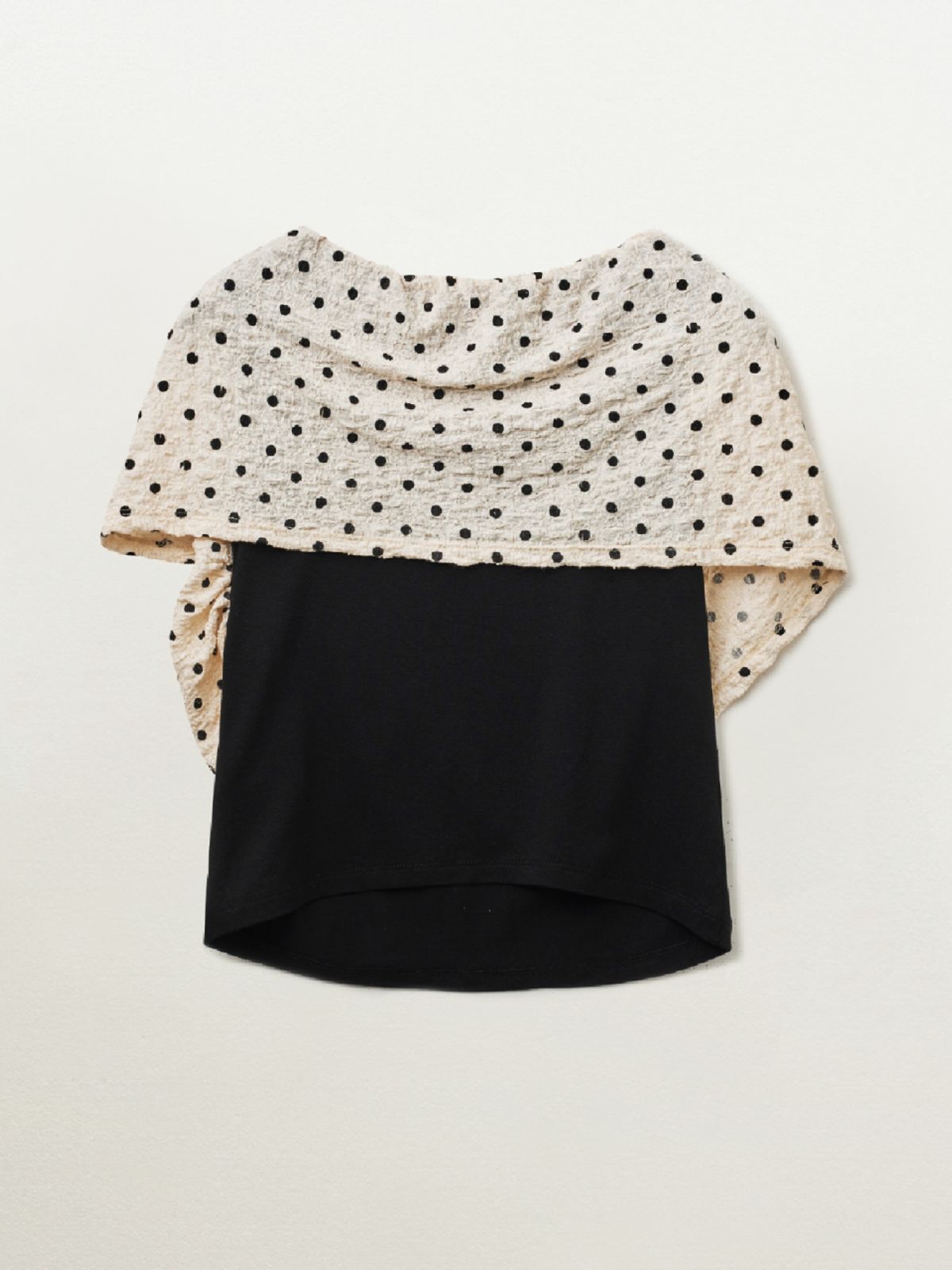 피브스피브스(PEEVES PEEVES) Dot Drape Sleeveless / Beige