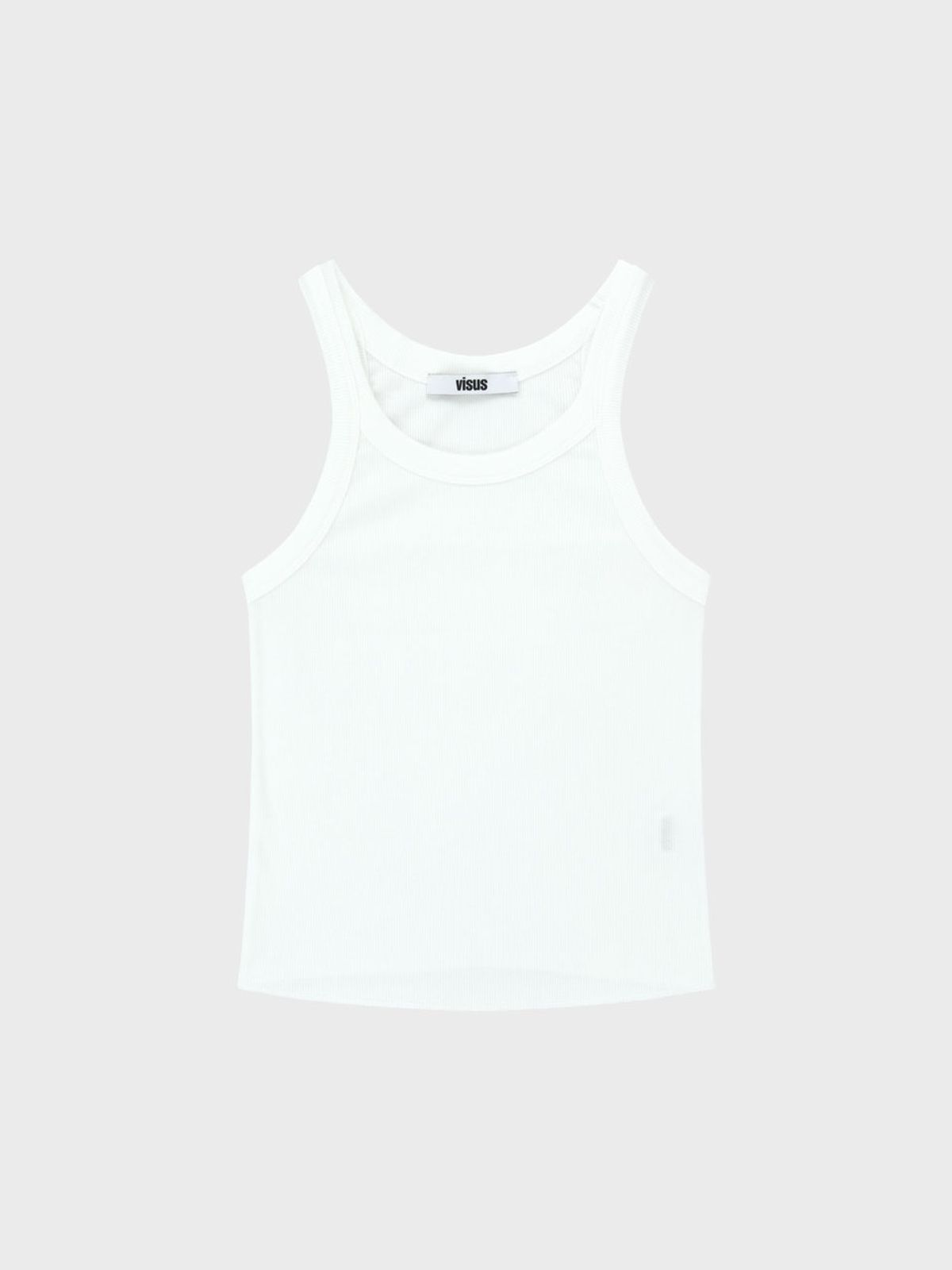 비수스(VISUS) Cotton Sleeveless Top_White