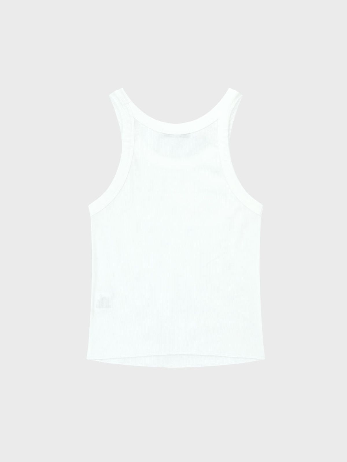 비수스(VISUS) Cotton Sleeveless Top_White