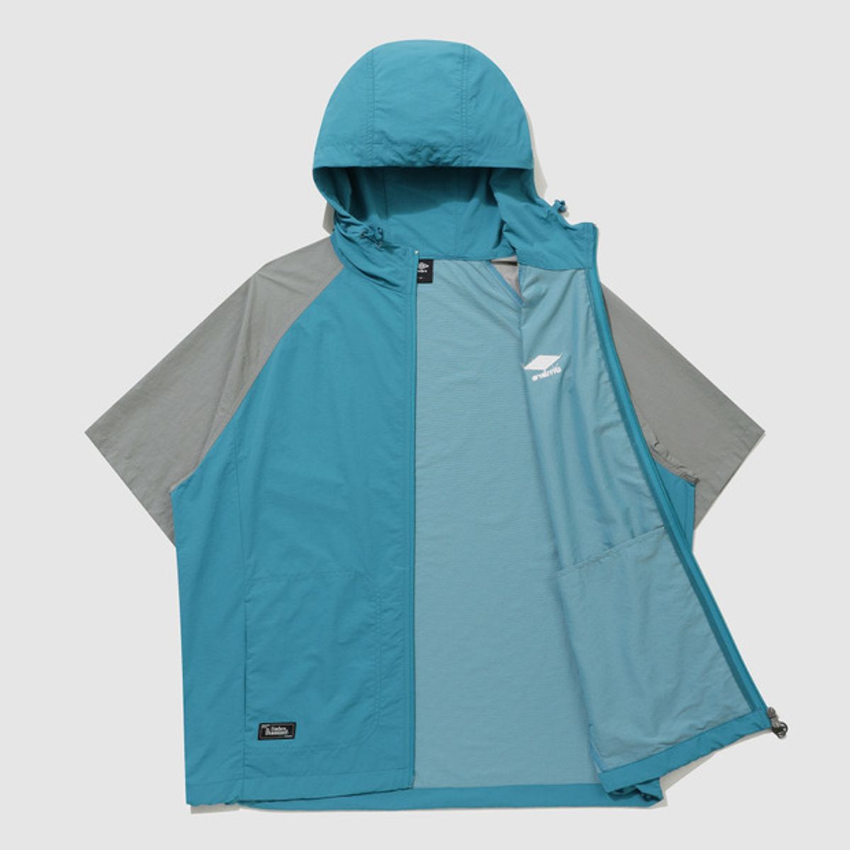 엄브로(UMBRO) 썬샤워 반팔 후드 자켓 그린(UQ321CJK71)