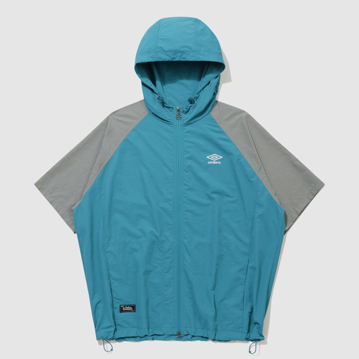 엄브로(UMBRO) 썬샤워 반팔 후드 자켓 그린(UQ321CJK71)