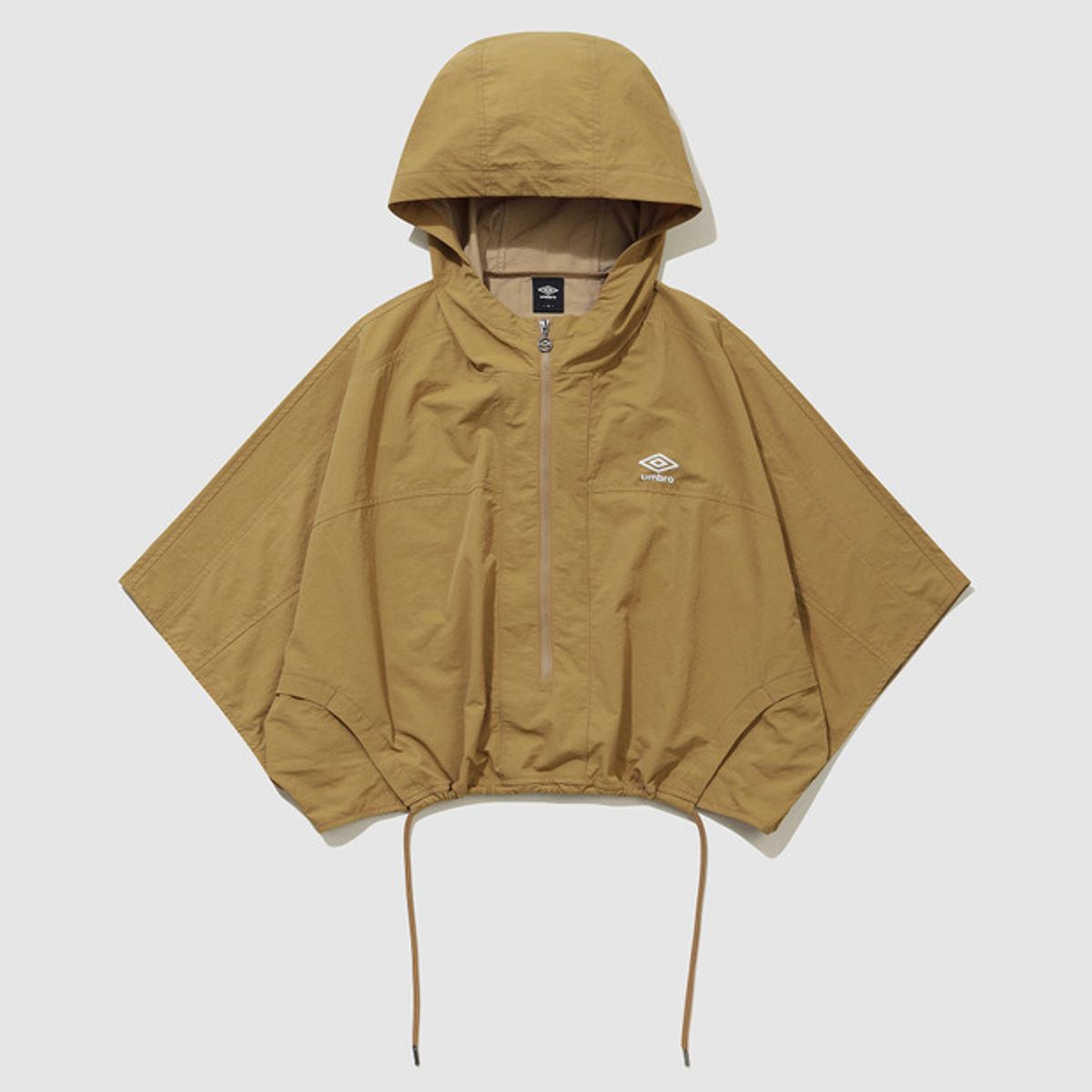 엄브로(UMBRO) 썬샤워 솔리드 우먼스 후드 아노락 브라운(UQ322CWT71)