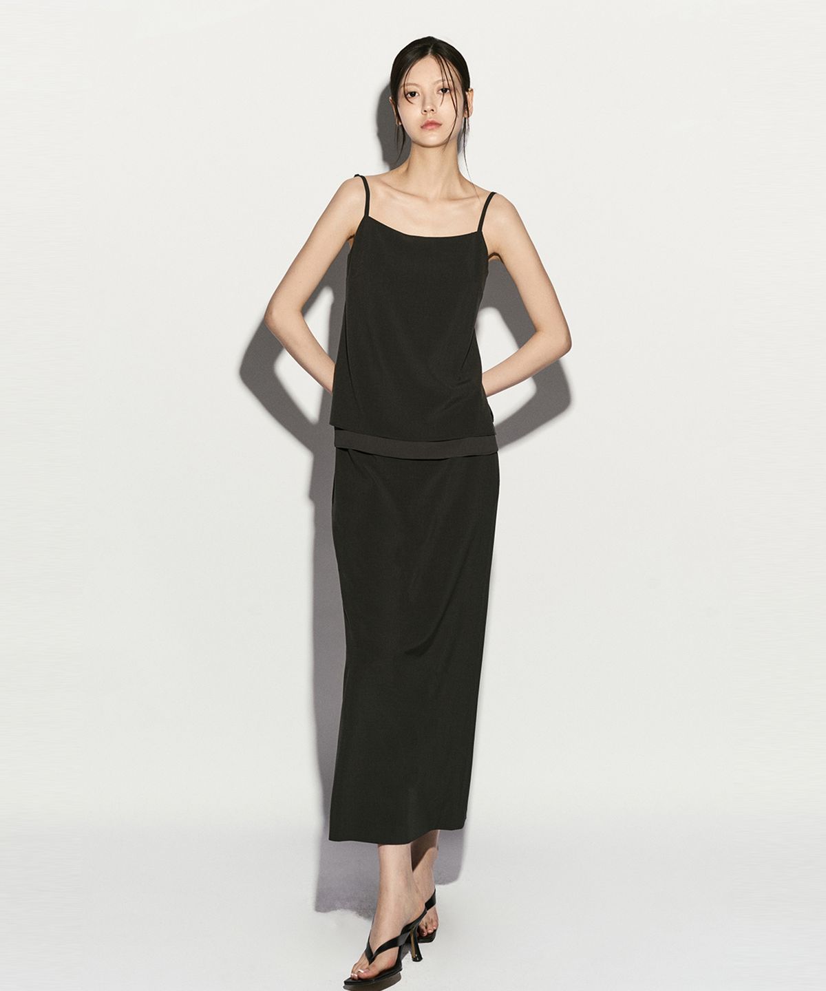 리이(RE RHEE) CAMI LAYERING TOP SET