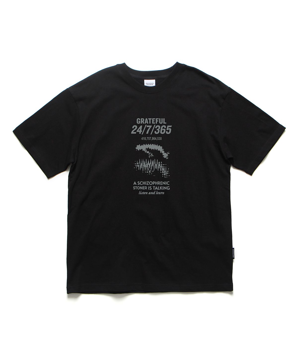 앱놀머씽(ABNORMALTHING) 365 오버핏 티셔츠 차콜 (365 T-SHIRT CHARCOAL)