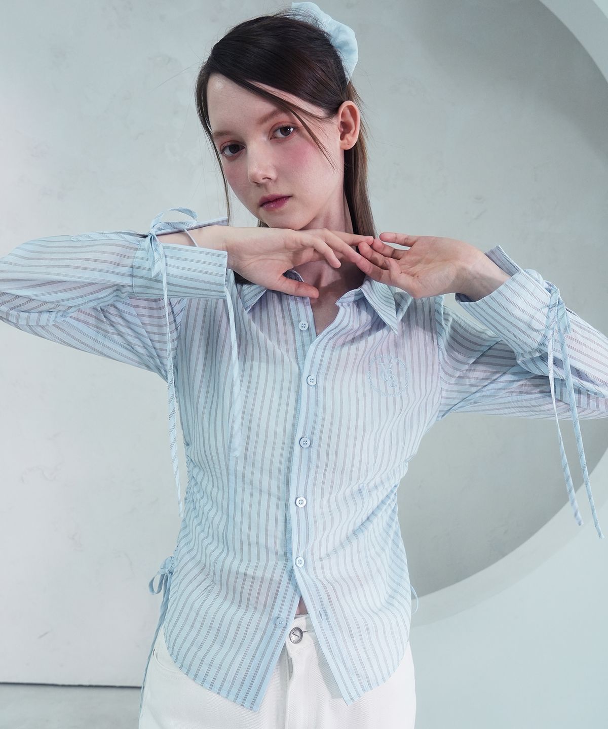비바셔스(VIVACIOUS) Charme See-through Shirt PINK