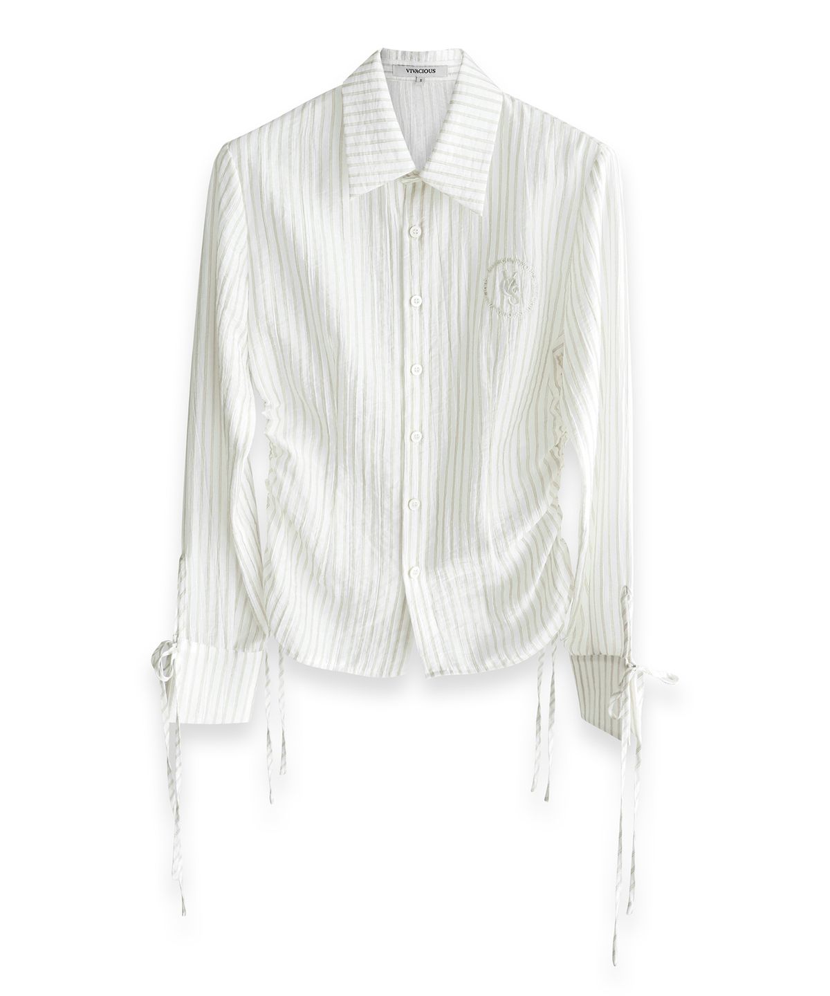 비바셔스(VIVACIOUS) Charme See-through Shirt WHITE