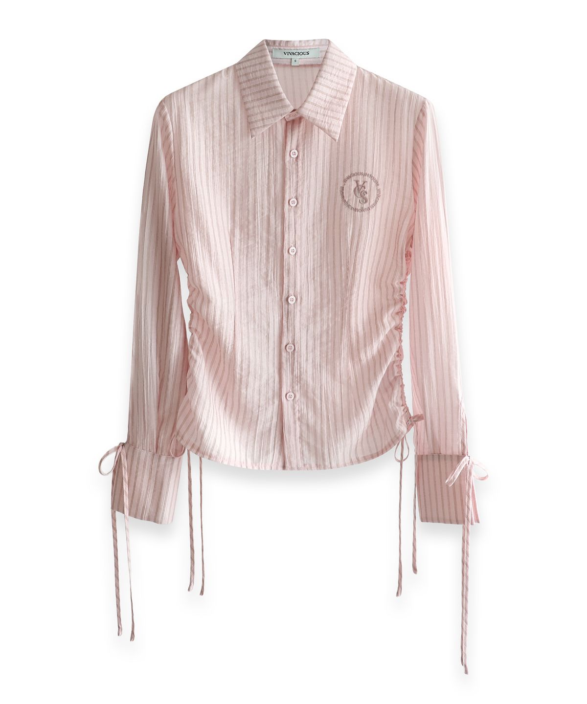 비바셔스(VIVACIOUS) Charme See-through Shirt WHITE