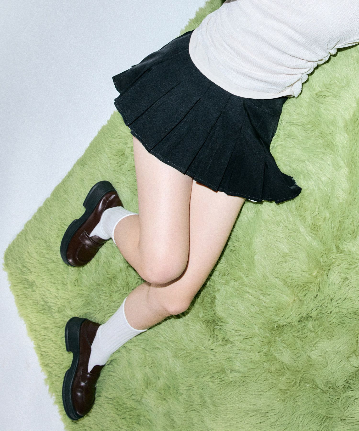 OH MY GIRL アリン着用★[ZEROPLANET] JULIA PLEATS SKIRT PANTS Zero Planet] Julia Pleats Skirt Pants (2 Color) *Limited