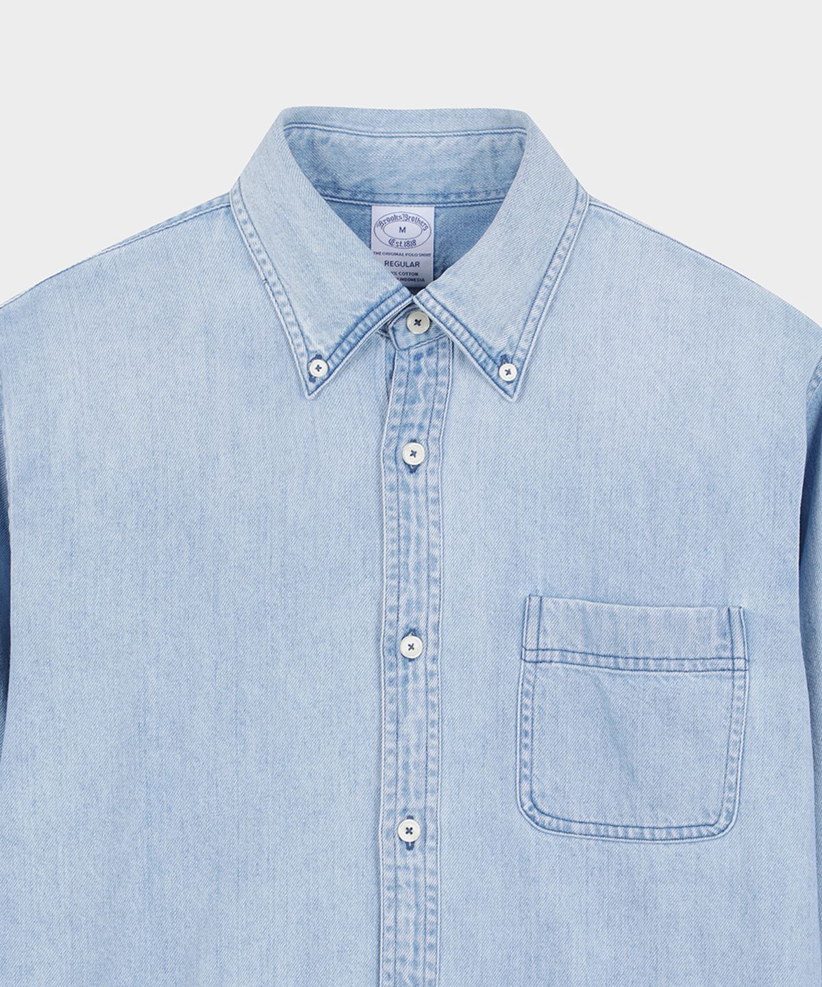 브룩스 브라더스(BROOKS BROTHERS) 아카이브 데님 스포츠셔츠 (인디고) (BBTHMM3869OFS)