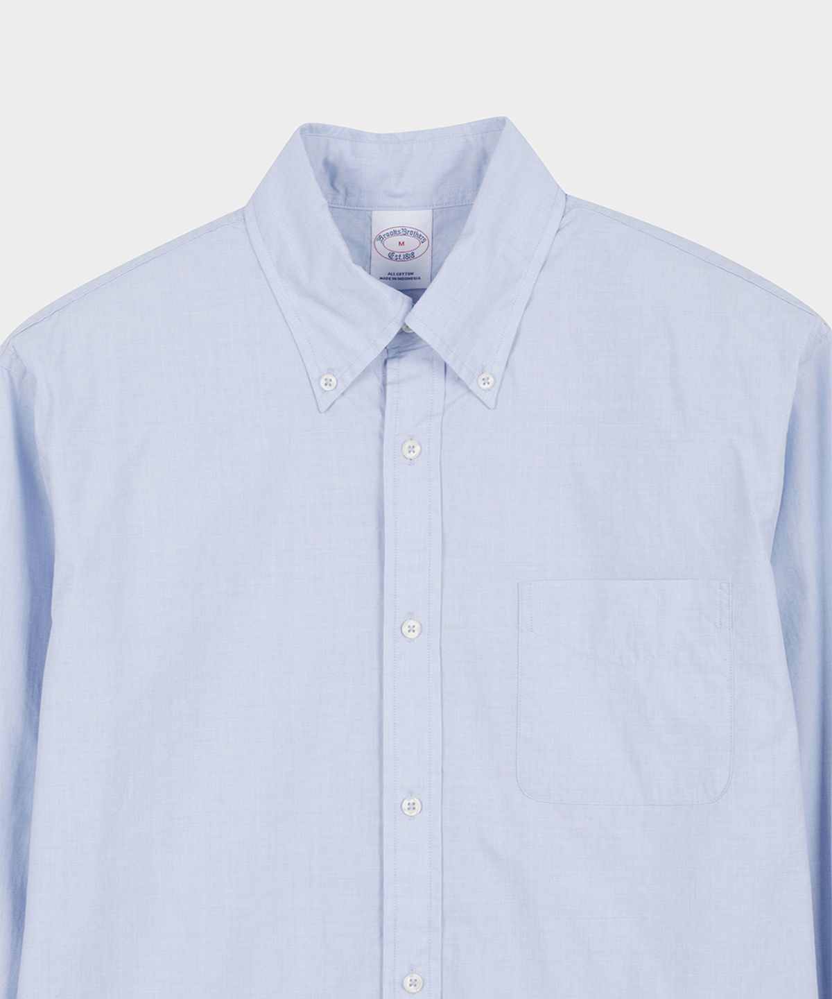 브룩스 브라더스(BROOKS BROTHERS) 프라이데이 엔드온엔드 스포츠셔츠 (라이트블루) (BBTHMM3397LFS)