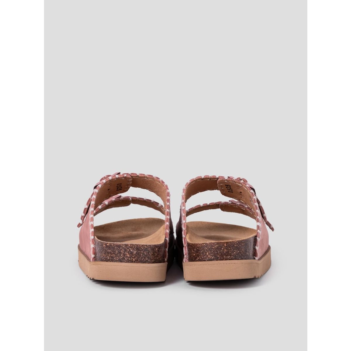 숄(SCHOLL) (WOMEN) 스티치 투스트랩 코르크 샌들  핑크 (HH54K2C20X)
