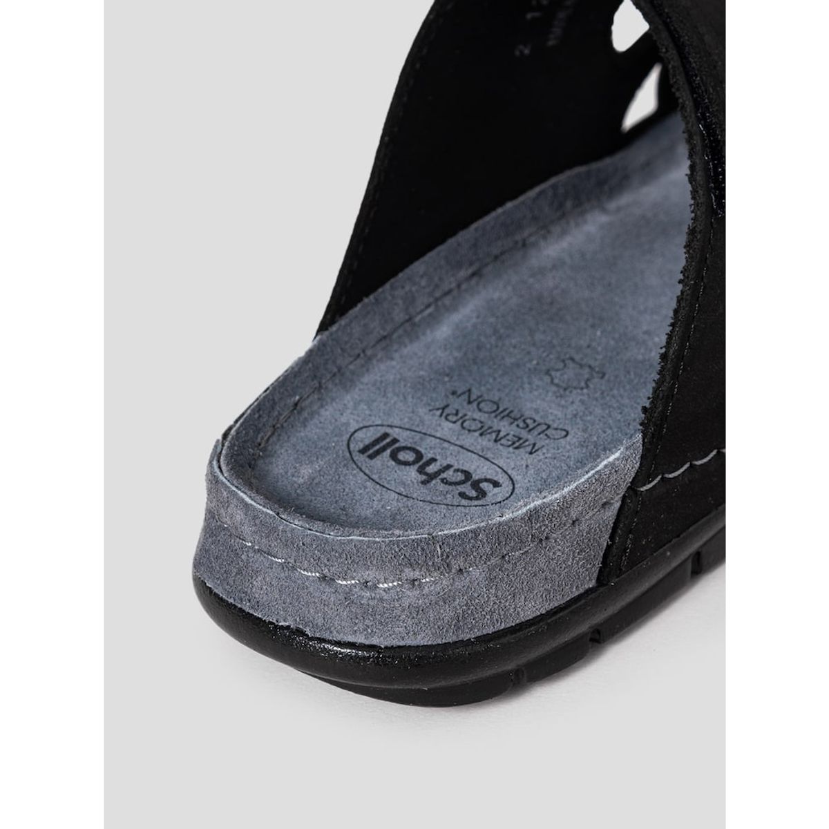 숄(SCHOLL) (MEN) 투스트랩 컴포트 샌들  블랙 (HH54K1F135)