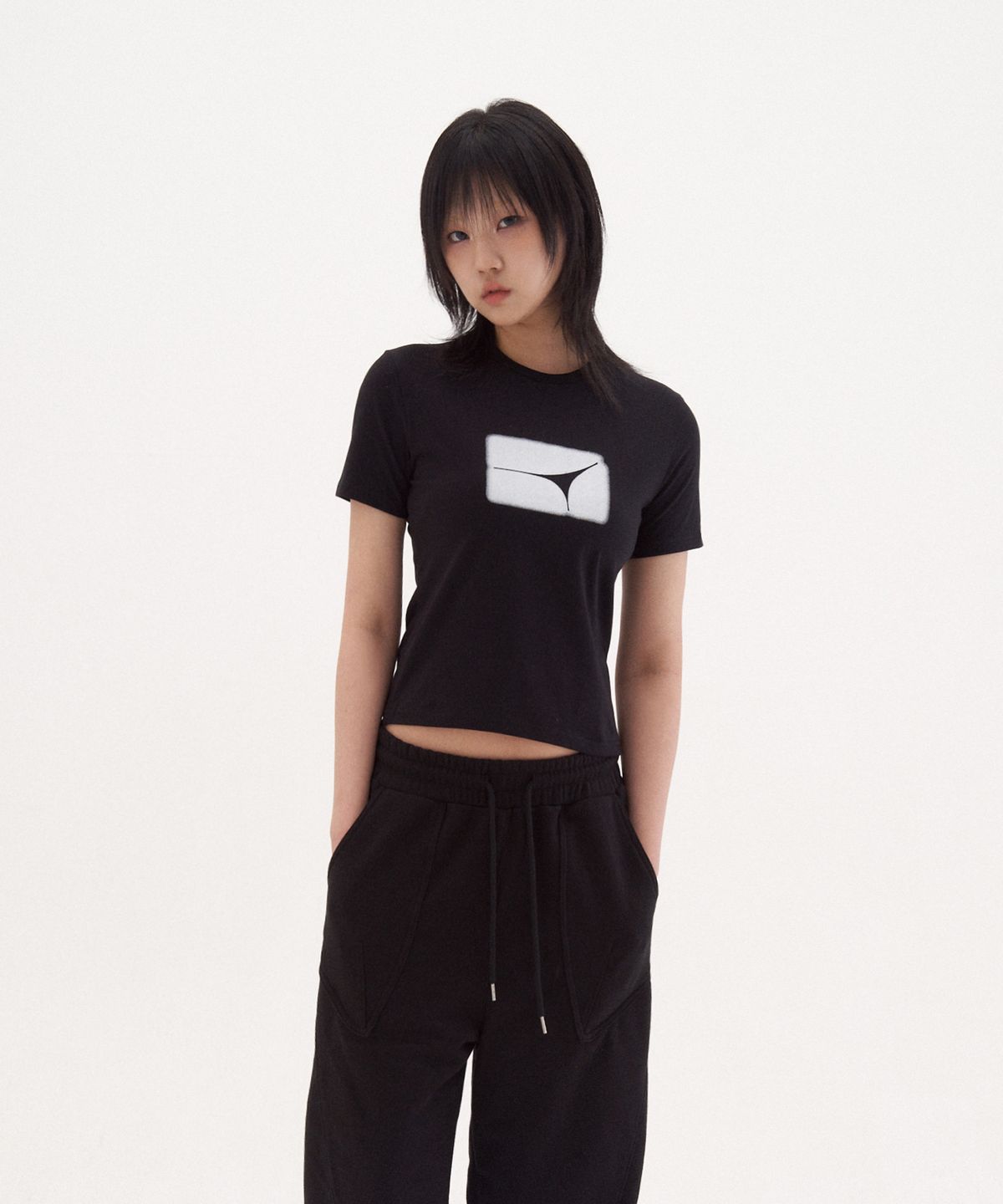 하이파이 사운드 레퍼런스(HIFI SOUND REFERENCE) 심볼 티셔츠, 블랙