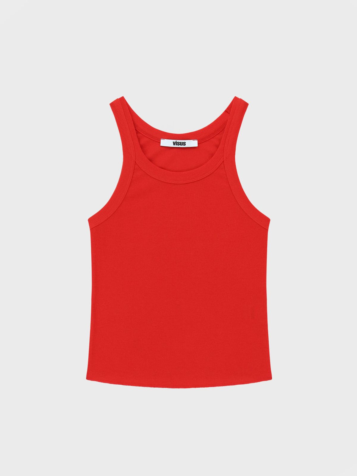 비수스(VISUS) Cotton Sleeveless Top_Red