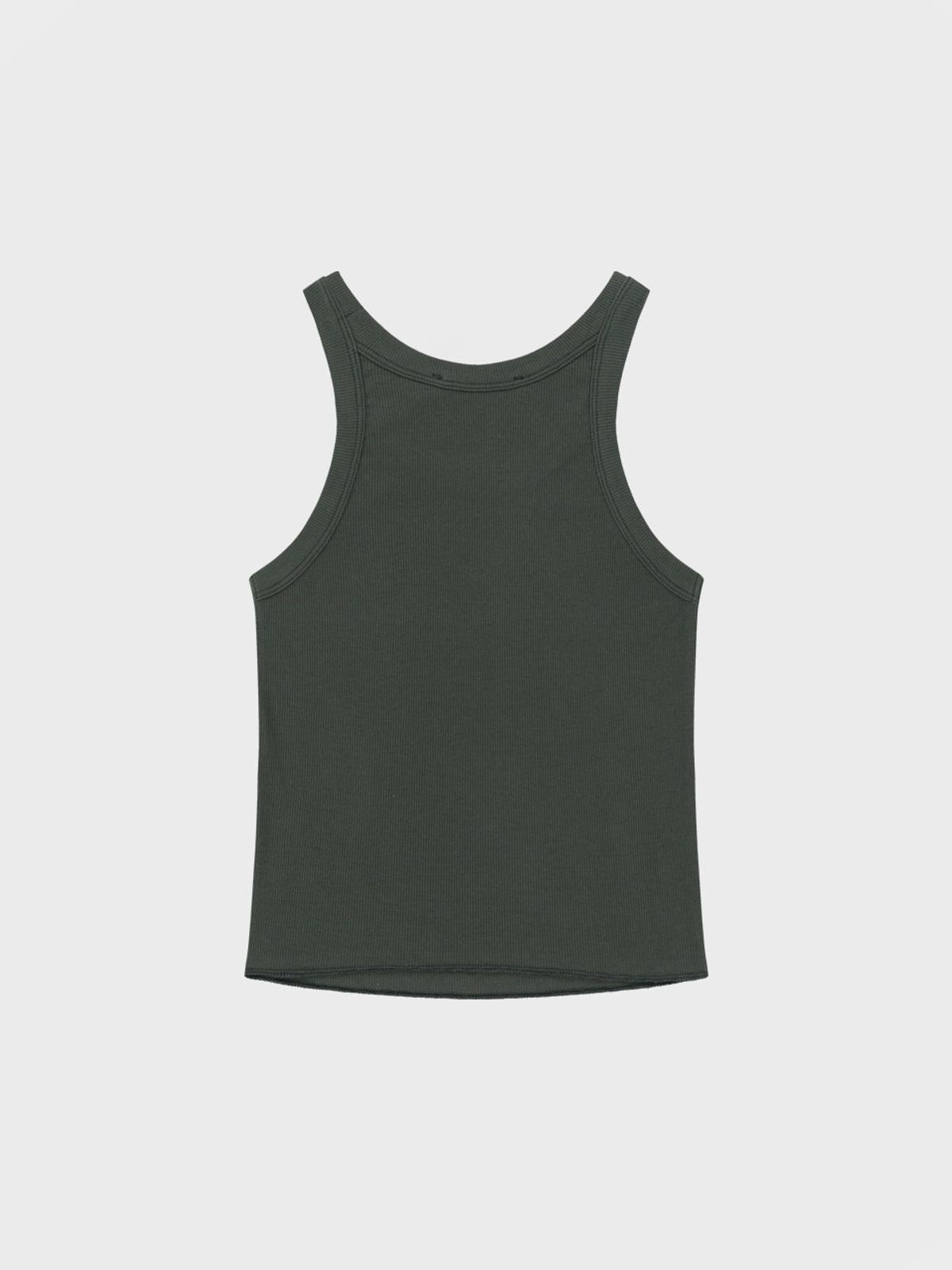 비수스(VISUS) Cotton Sleeveless Top_Charcoal