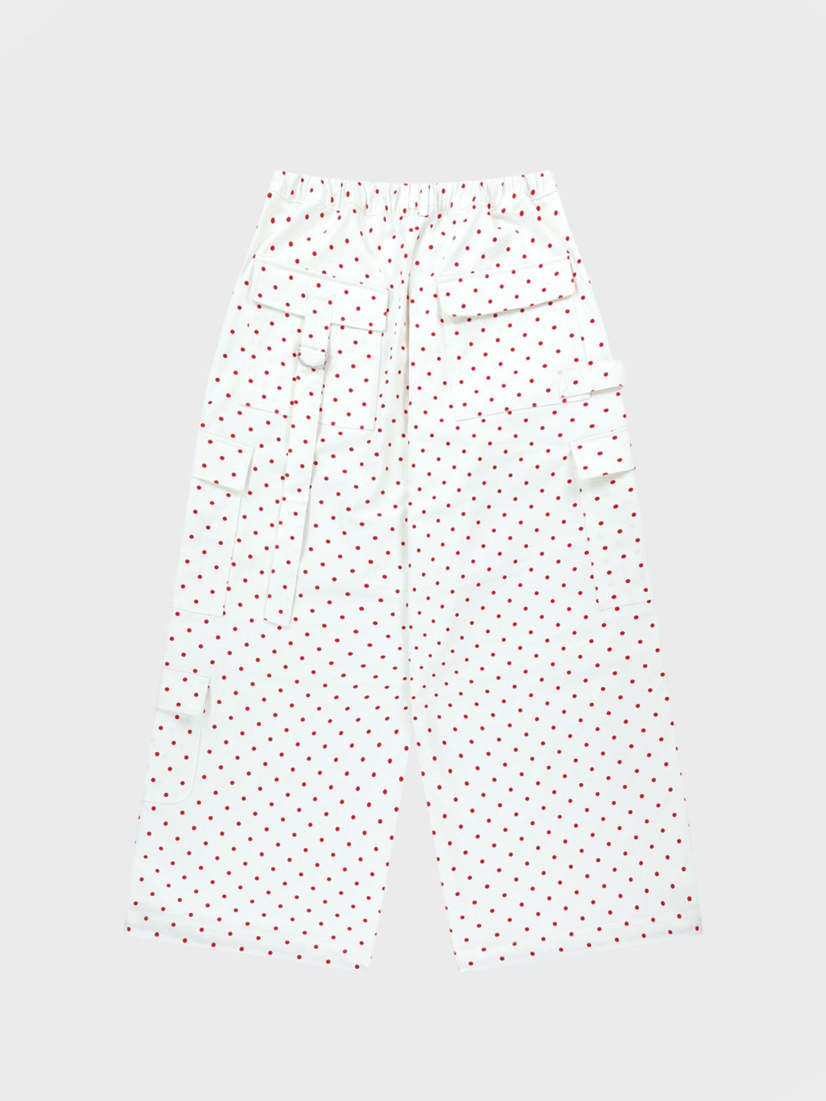 비수스(VISUS) D-ring Cargo Pants_Polka Dot
