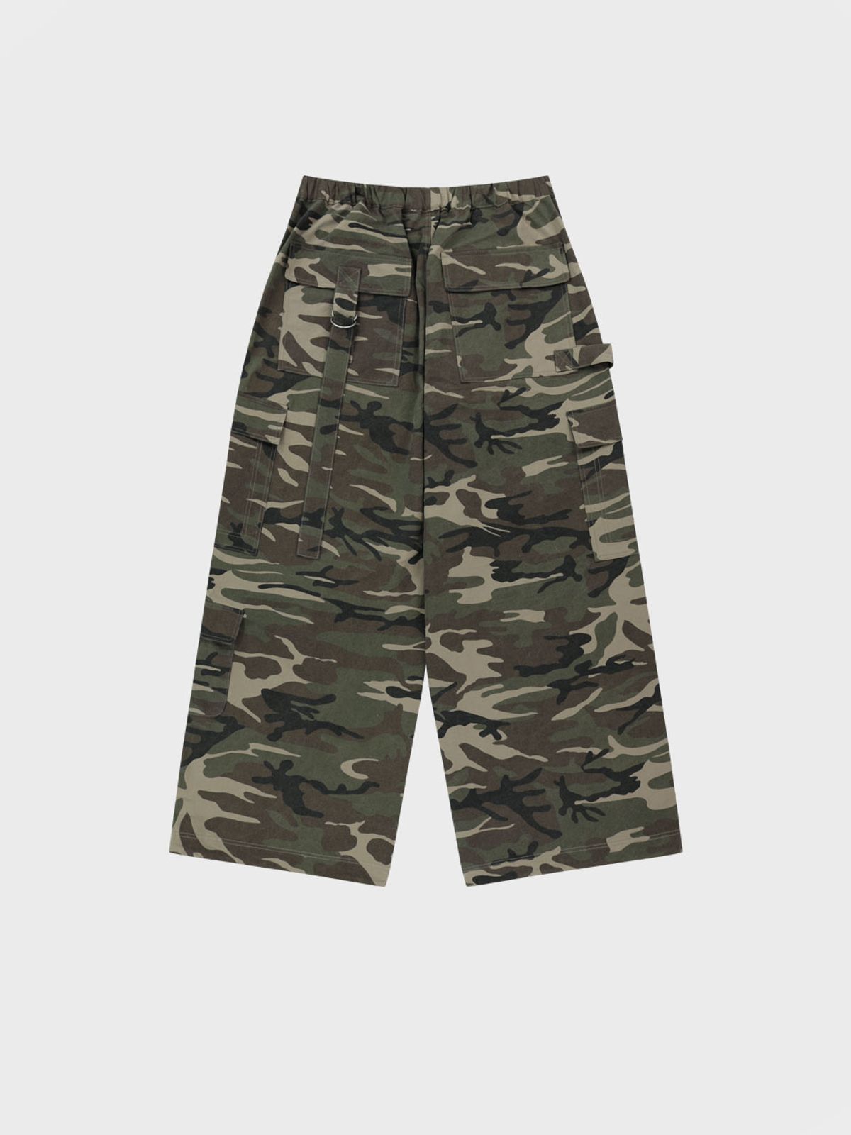 비수스(VISUS) D-ring Cargo Pants_Camoflage beige