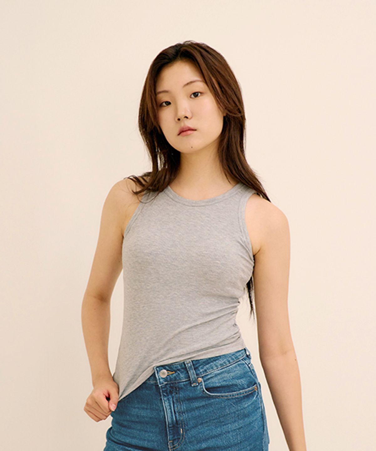 마른파이브(MARN5) 날마다 브라탑 모달 골지 유넥_5colors