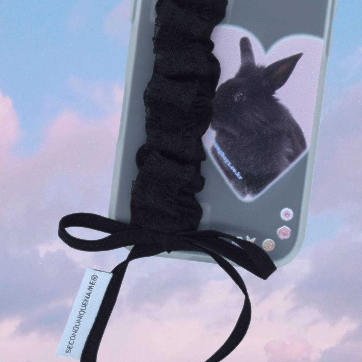 세컨드유니크네임(SECOND UNIQUE NAME) SUN CASE LACE GOBULL BAND BLACK (FLEXI)