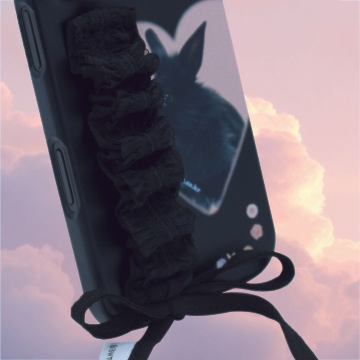 세컨드유니크네임(SECOND UNIQUE NAME) SUN CASE LACE GOBULL BAND BLACK (HARD)