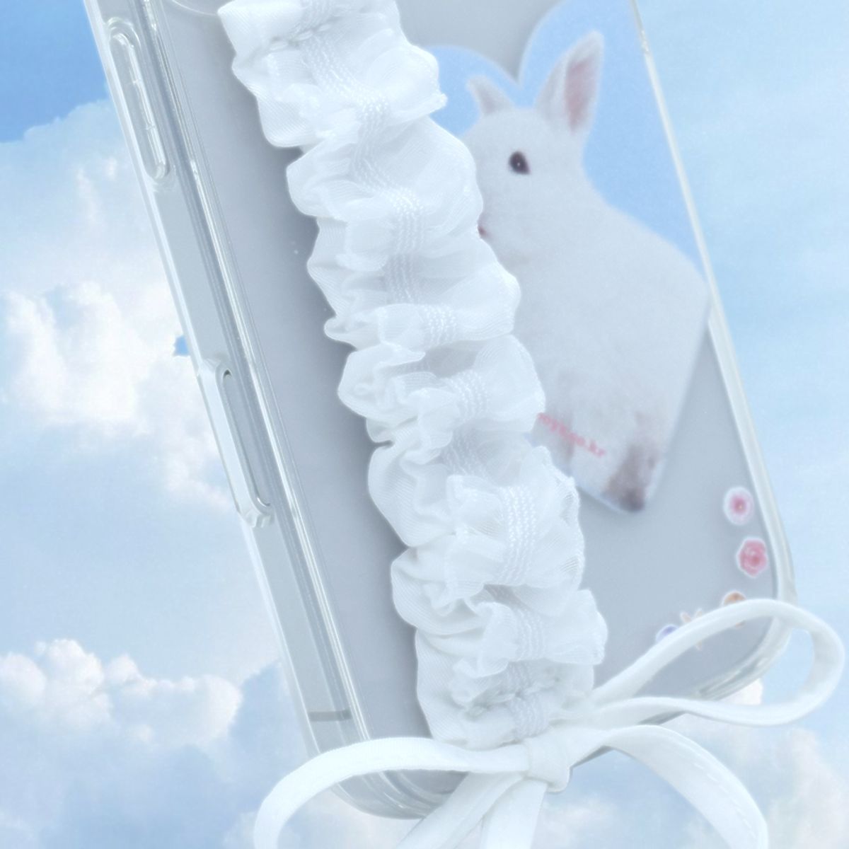 세컨드유니크네임(SECOND UNIQUE NAME) SUN CASE LACE GOBULL BAND WHITE (CLEAR)