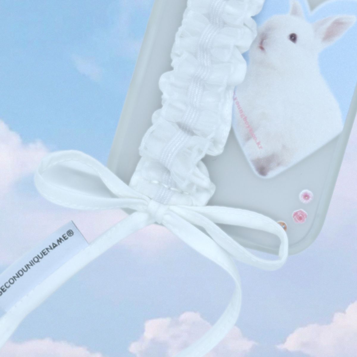 세컨드유니크네임(SECOND UNIQUE NAME) SUN CASE LACE GOBULL BAND WHITE (FLEXI)
