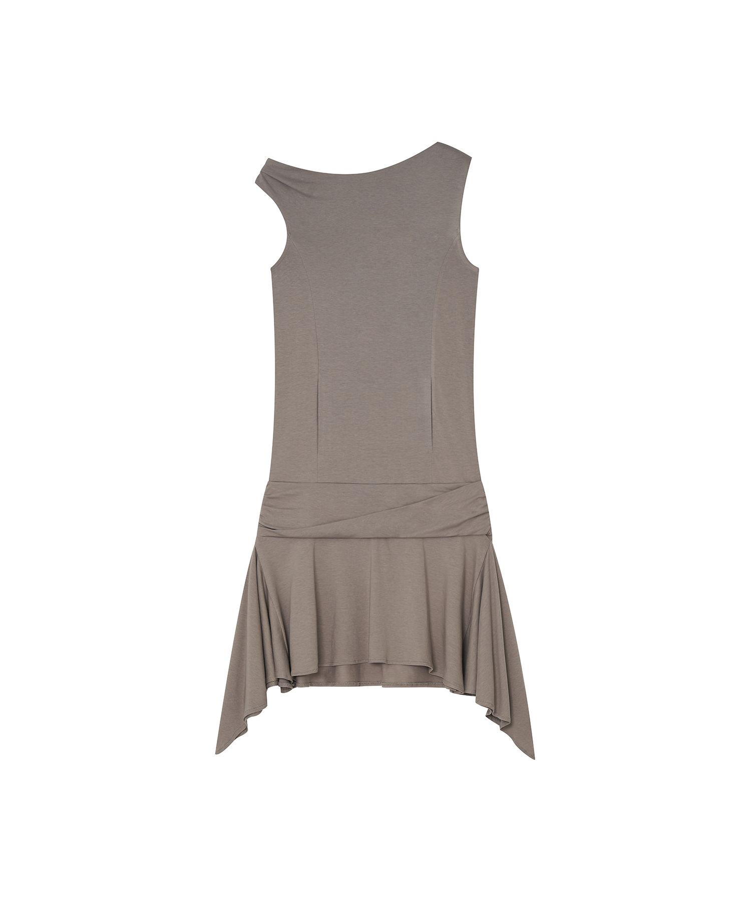 ★KASHIKO★ASYMMETRIC STUD ONEPIECE MUSINSA | KASHIKO Asymmetric Stud Onepiece Warm Gray