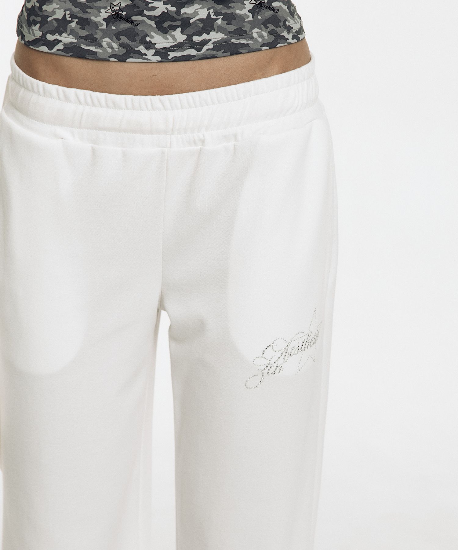 Kashiko★スウェットパンツ★Scarf Sweat Pants /追跡あり MUSINSA | KASHIKO Scarf Sweat Pants White