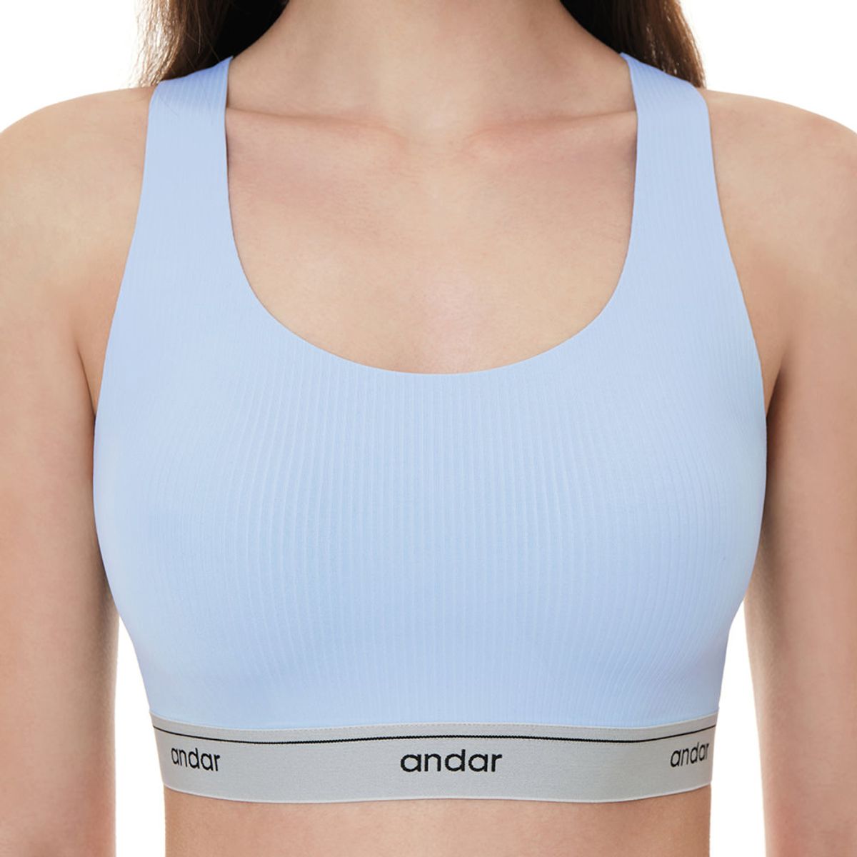 안다르(ANDAR) 안다르 로고 포인트 브라 (노후크형)