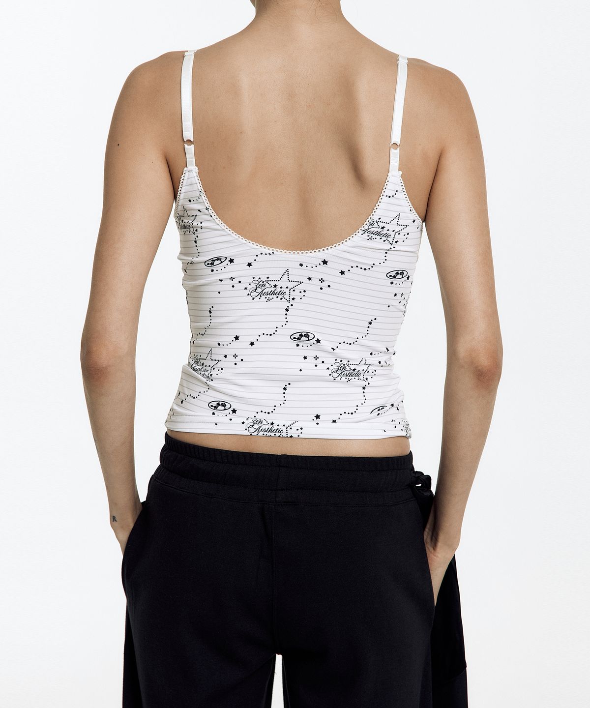 카시코(KASHIKO) Cozy Camisole Top Stripe