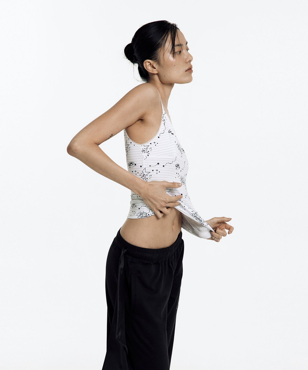 카시코(KASHIKO) Cozy Camisole Top Stripe