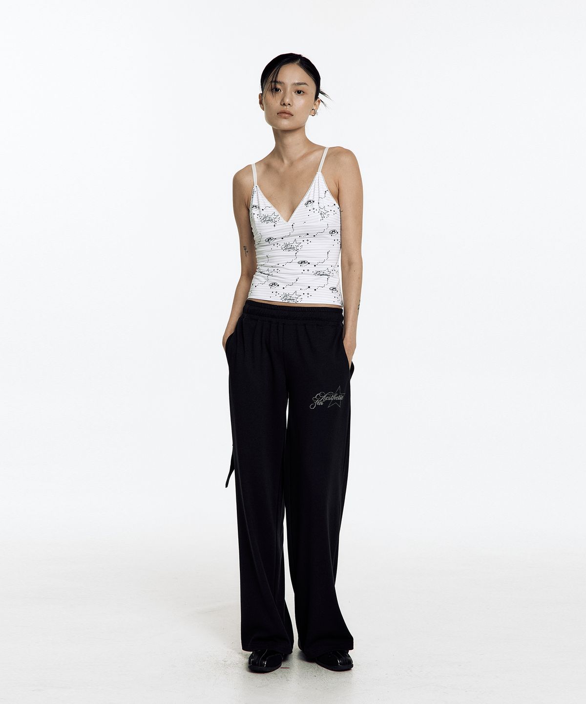카시코(KASHIKO) Cozy Camisole Top Stripe