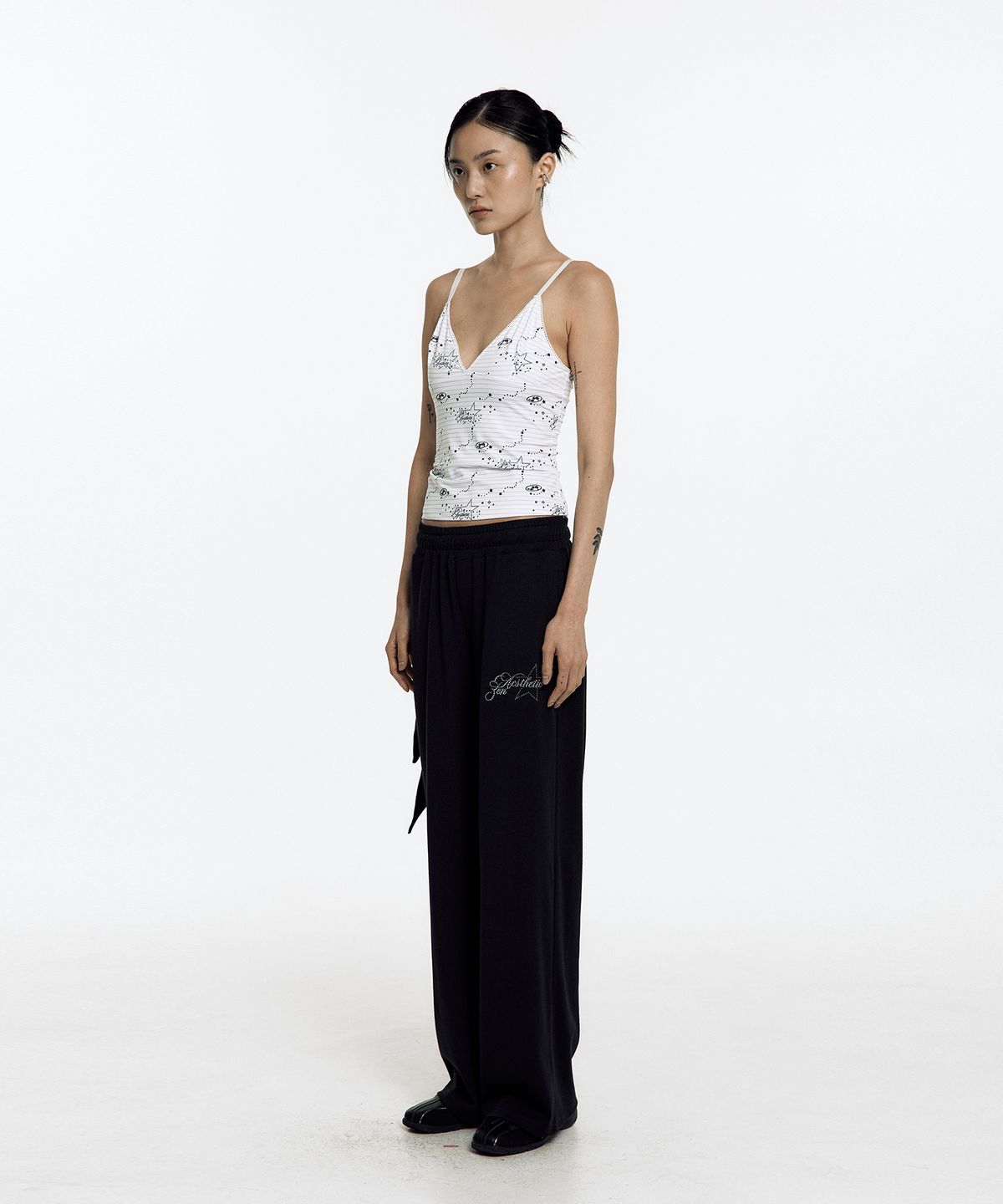 카시코(KASHIKO) Cozy Camisole Top Stripe
