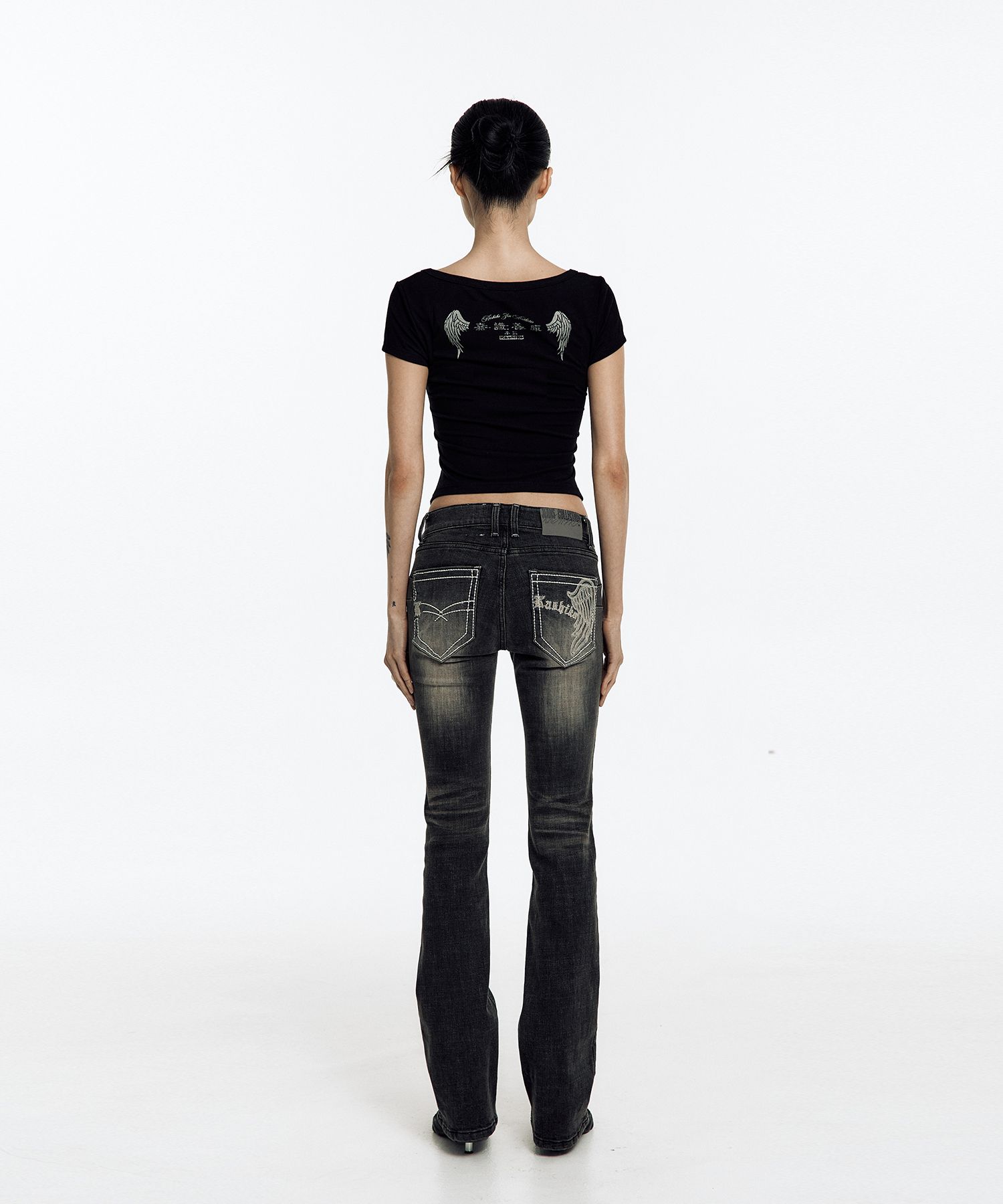 【Kashiko】Zen Button Henley Neck Top MUSINSA | KASHIKO Zen Button Henley Neck Top Black