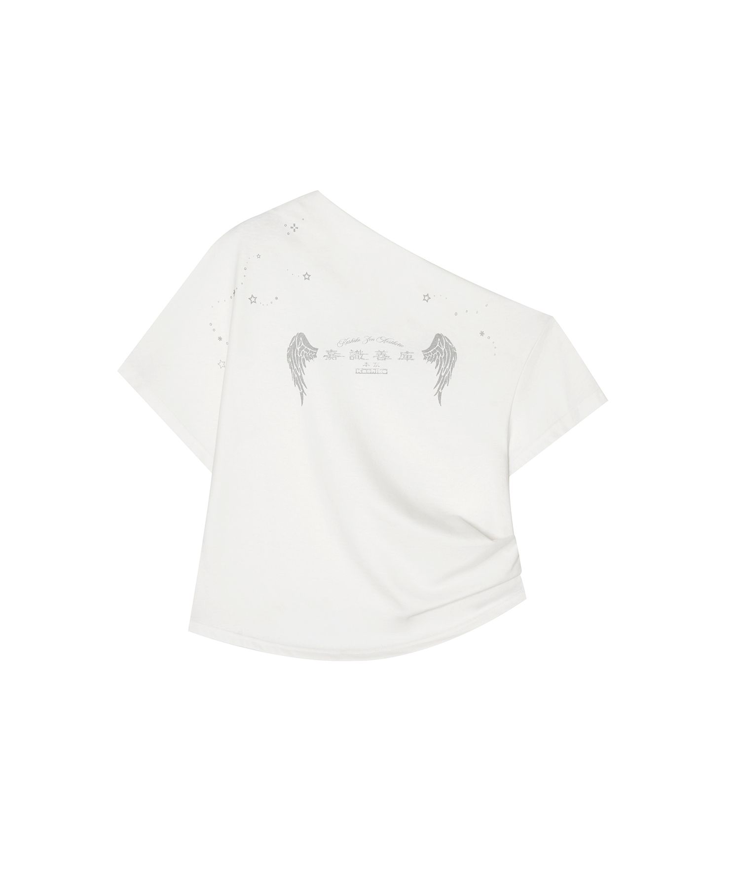 【KASHIKO】Zen One Shoulder Top MUSINSA公式 | KASHIKO Zen One Shoulder Top White