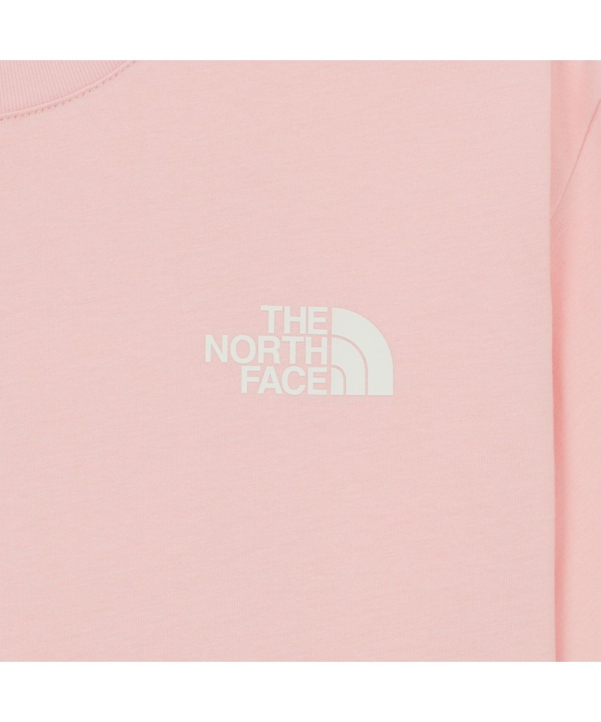노스페이스(THE NORTH FACE) NT7UR61B 순경음 반팔 라운드티 LIGHT PINK