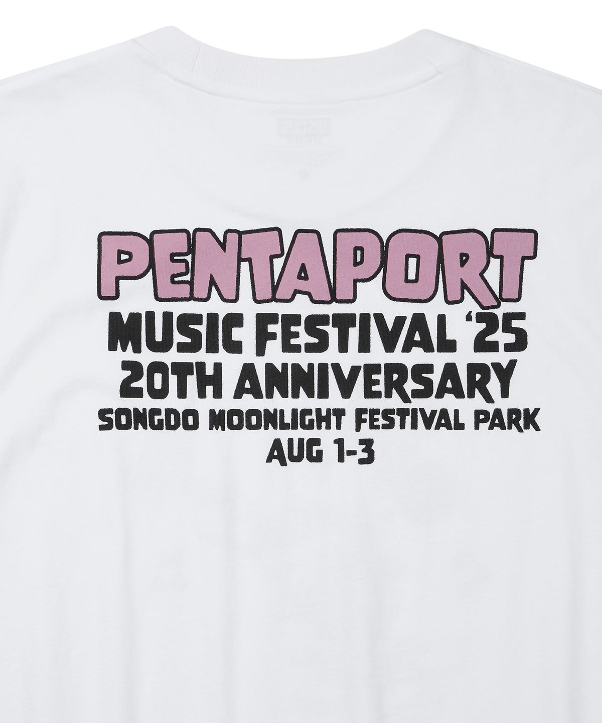 디스커스 애슬레틱(DISCUS ATHLETIC) 2025 PENTAPORT 미니 마우스 티셔츠 화이트